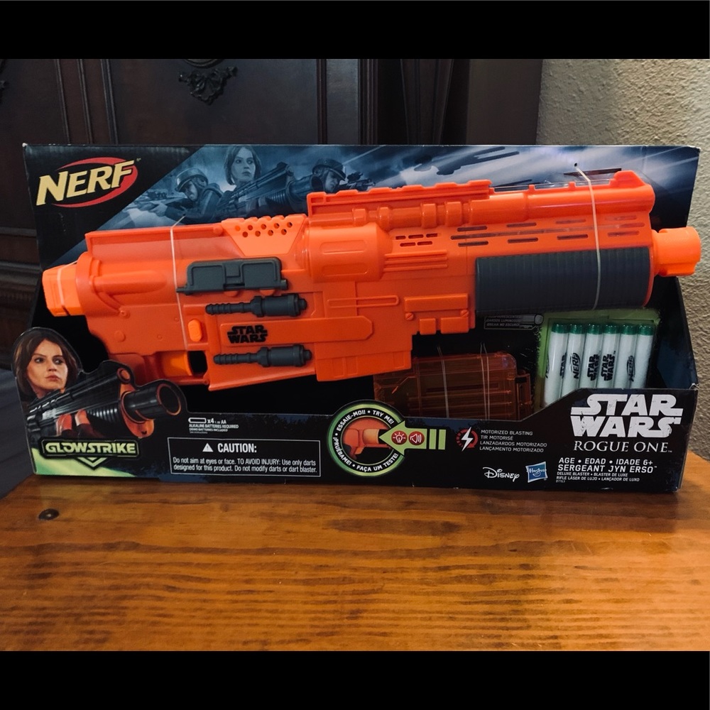 Star Wars Rogue One Nerf Glowstrike Gun-BRAND NEW!